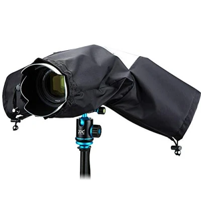 Afbeelding van JJC Camera regenhoes voor Nikon Df D90 Z7 Z6 Z50 D780 D850 D810 D800 D610 D3500 D3400 D5600 D7500 Canon EOS 7D 5D 850D 800D 760D 750D Sony AAa. 99II A7 7II Simliar Size DSLR Camera&#039;s Regenjas Sleeve
