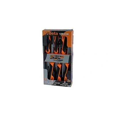 Afbeelding van Beta 6 delig set schroevendraaiers (art.1260, 1262) 1263/D6 012630006