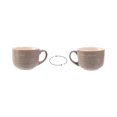 Afbeelding van Victionary Jumbo Mok Wekker &amp; Goed Steengoed 520 ml
