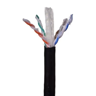 Afbeelding van Stevige UTP netwerkkabel categorie 6 Alantec KIU6OUTZ305 Zwart 305 m