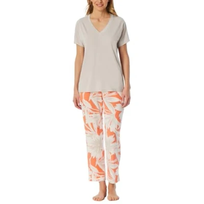 Afbeelding van Schiesser Selected SET Pyjama, Dames, Maat: Small, Grau jaspe