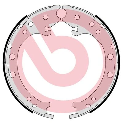 Afbeelding van Brembo Remschoen set S 28 519