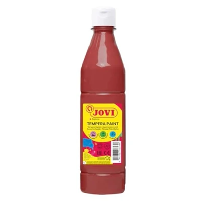 Afbeelding van Jovi plakkaatverf, fles van 500 ml, bruin