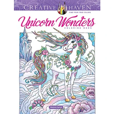 Afbeelding van Creative Haven Unicorn Wonders Coloring Book