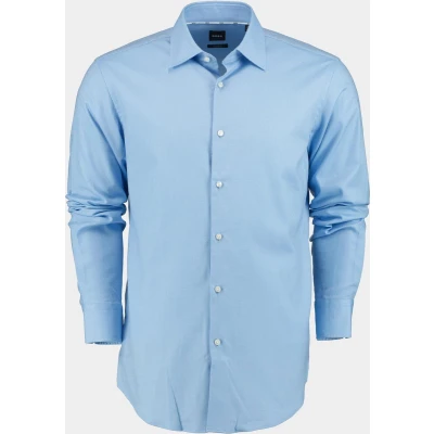 Afbeelding van BOSS JOE KENT Zakelijk overhemd, Heren, Maat: 42, Light/pastel blue