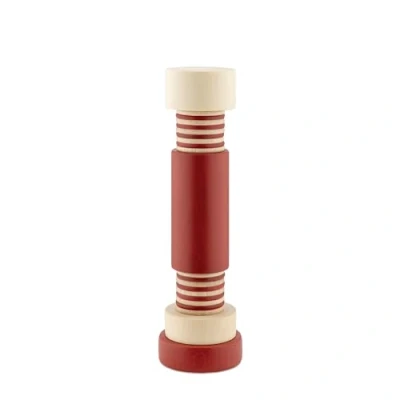 Afbeelding van Alessi Twergi zout en pepermolen 25,5 cm Rood