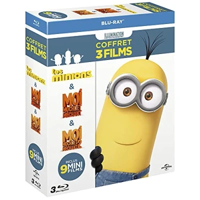 Afbeelding van COFFRET MINIONS 3 FILMS : LES Blu ray
