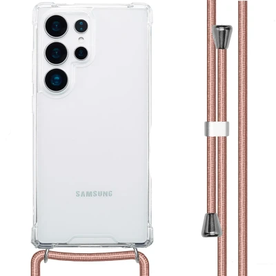 Afbeelding van Samsung Galaxy S25 Ultra Hoesje Kunststof imoshion Hardcase/Koordhoesje/Backcover Rosé goud Telefoonhoesje