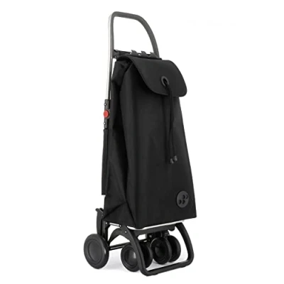 Afbeelding van Rolser I Max MF 4 Wheel 2 Swivelling Foldable Shopping Trolley Black