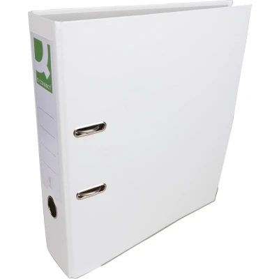 Afbeelding van Q connect ordner A4 PP en karton 8cm rug Wit