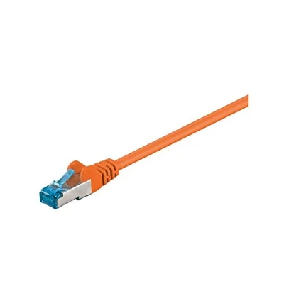 Afbeelding van S/FTP CAT6a 10 Gigabit netwerkkabel / oranje LSZH 3 meter