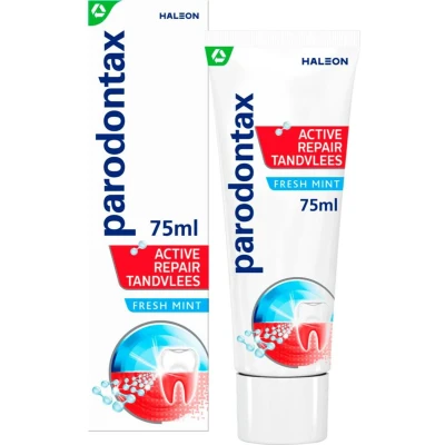 Afbeelding van 6x Parodontax Tandpasta Active Repair Tandvlees Fresh Mint 75 ml