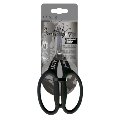 Afbeelding van Tim Holtz Titanium Hobbyschaar Linkshandig 17,78cm met cover