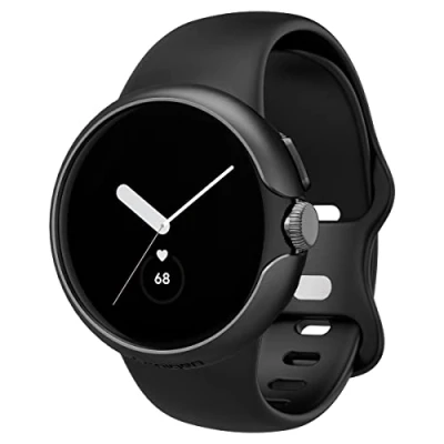 Afbeelding van Spigen Thin Fit Hülle Kompatibel mit Google Pixel Watch 2 (2023) / 1 (2022) Schwarz