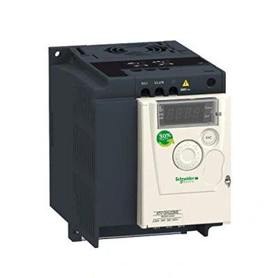 Afbeelding van Schneider frequentieregelaar atv12 1f 200240vac 50 60hz 2 2kw met c1 emc filter en koelplaat modbus atv12hu22m2