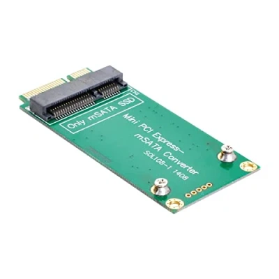 Afbeelding van Cablecc mSATA adapter op 3 x 7 cm Mini PCI e SATA SSD voor Asus Eee PC 1000 S101 900 901 900A T91, 5
