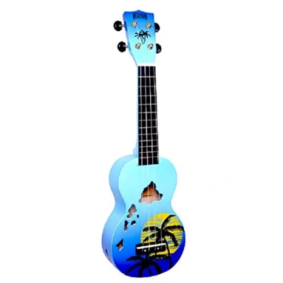 Afbeelding van Mahalo MD1HA/BUB Designer Series Hawaii Blue Burst ukelele