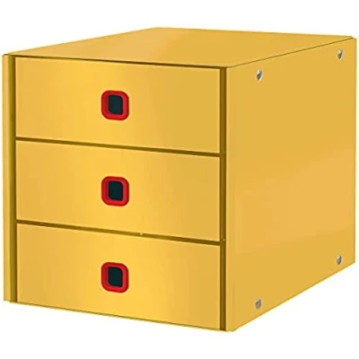 Afbeelding van Leitz Click Store Cosy ladenblok, 3 laden, geel