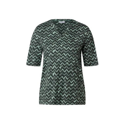 Afbeelding van Cecil Tshirt print, Dames, Maat: XS, Grün