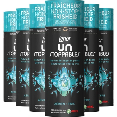 Afbeelding van 6x Lenor Unstoppables In Wash Geurbooster Fris 165 gr