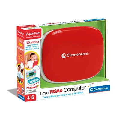 Afbeelding van Clementoni Mijn eerste laptop, interactieve educatieve computer voor kinderen van 4 jaar, Italiaanse versie, meerkleurig