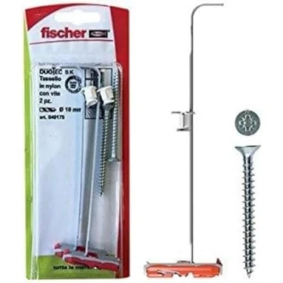 Afbeelding van Fischer 540175 gipsplaatpluggen Duotec 10 S K met schroef, grijs