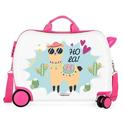 Afbeelding van MOVOM Happy Time kinderbagage 55 centimeter 32 meerkleurig (multicolor), Hola, 50 centimeters, Opzitten 360