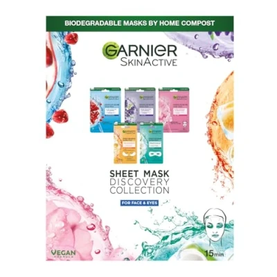 Afbeelding van Garnier Tissue Masks Discovery SET Huidverzorgingsset, Dames, Maat: One Size,