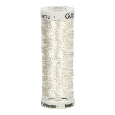 Afbeelding van Gutermann Sulky Metallic zilver 7001 200 meter