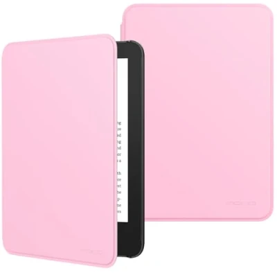 Afbeelding van MoKo Case Fits 6&quot; All New Kindle (11th Generation 2022 Release)&amp; International Version, Lightweight Shell Cover with Auto Wake/Sleep for 11th Gen e Reader, Nosegay Pink