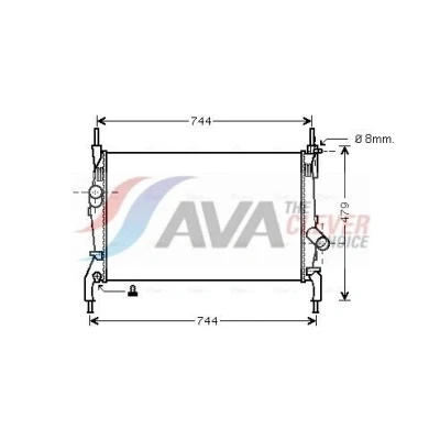 Afbeelding van Ava Cooling Radiateur FD2404