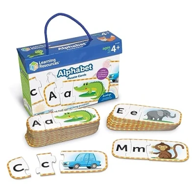 Afbeelding van Learning Resources Kleuters Gereedheid Alfa Puzzel Autods 26 Stuk Set