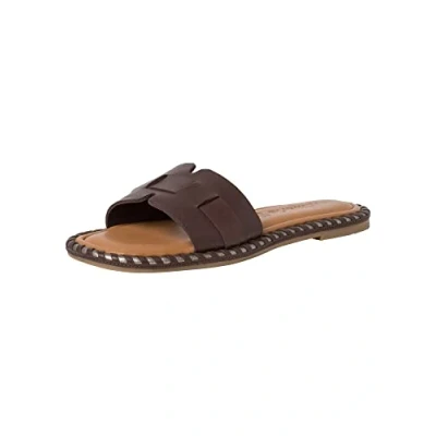 Afbeelding van Tamaris Muiltjes, Dames, Maat: 37, Mocca Leer