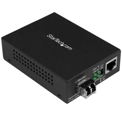 Afbeelding van StarTech.com Gigabit ethernet glasvezel media converter 850nm MM LC 550m