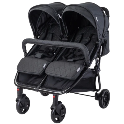 Afbeelding van Lorelli Duo Black Duowagen incl. Luiertas 1002154 2305