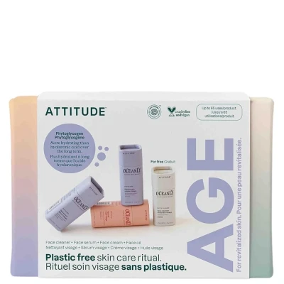 Afbeelding van Attitude Oceanly Phyto Age Anti Aging Skin Routine 4x8.5gr.