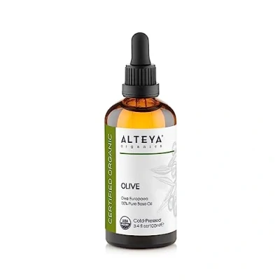 Afbeelding van Alteya Biologische olijfolie, 100 ml, 100% USDA gecertificeerde zuivere natuurlijke dragerolie, voedingsstoffen en hydraterende premium huidverzorging met therapeutische kwaliteit