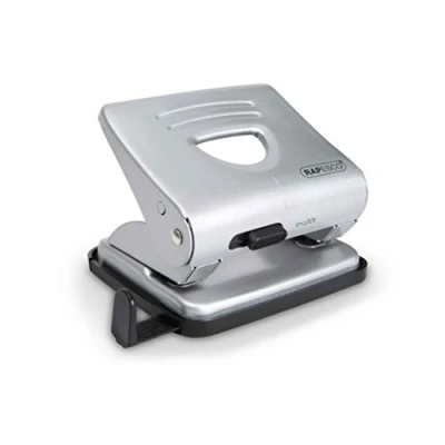 Afbeelding van Rapesco 1029 825 2 Gaats Metalen Pons, 25 Vel Capaciteit, Zilver