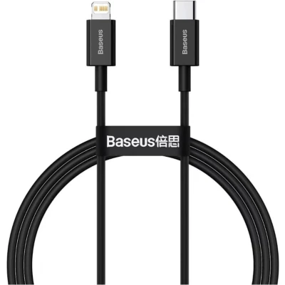 Afbeelding van Baseus PD 20W USB C to Lightning Superior Cable (Black) 100cm