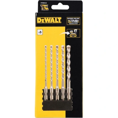 Afbeelding van DeWalt Accessoires Houder + SDS Plus 5 stuks 5.5x160 mm x1, 6x160 7x160 8x160 10x160 x1 DT70835 QZ