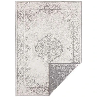 Afbeelding van Dubbelzijdig vloerkleed Triomphe Crème 80x150cm Grijs 123vloerkleed.nl is de online webshop voor vloerkleden en woonaccessoires.