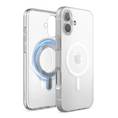 Afbeelding van elago Magnetic Hybrid Duidelijke Hoesje Compatibel met iPhone 16 Plus Case MagSafe, PC + TPU Hybride Technologie, Schokbestendige bumper, Verhoogde Camera Bescherming (Transparant)