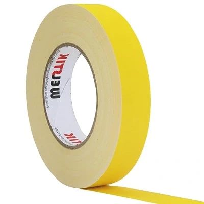 Afbeelding van WELSTIK Dunne Gaff Tape 25MM*30.2M Gaffa Matte Doek Tape, Geel