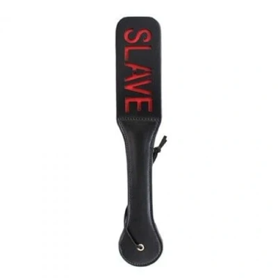Afbeelding van Paddle met SLAVE Tekst Double Spank