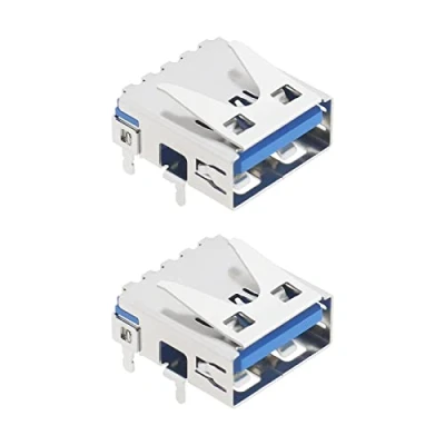 Afbeelding van Create idea 2 stuks console USB aansluiting, vervanging compatibel met PS5 spelconsole oplaadaansluiting, elektrische accessoires, metaal