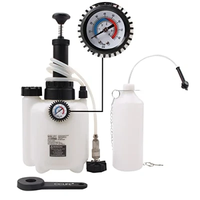 Afbeelding van Cclife 3 liter Remontluchtingsapparaat auto, remontluchter, remvloeistof wisselapparaat met 1L afzuigreservoir voor E20 (ø43mm)
