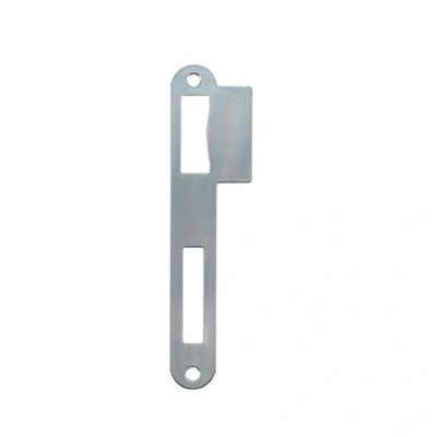 Afbeelding van Lips SPU2420S Sluitplaat voor dag en nachtslot afgerond staalverzinkt. 166 x 24 mm 7170372