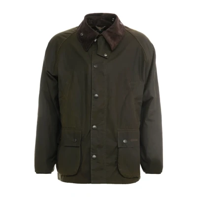 Afbeelding van Barbour Classic Bedale Wax Jas Olijfgroen maat 56 Heren met Regular fit Pasvorm Katoen