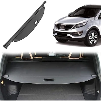 Afbeelding van Auto Intrekbare Kofferbak Pakket Plank voor Kia NIRO 2017 2018 2019 2020 2021 2022 2023 Achter Boot Cargo Cover Gordijn Shield Privacy Panel Rolgordijn Planken.