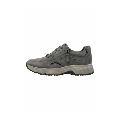 Afbeelding van Tamaris Comfort T FLOW EXTRADÄMPFUNG Sneakers laag, Dames, Maat: 37, Anthracite Leer en imitatieleer